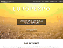 Tablet Screenshot of europ-expo.com
